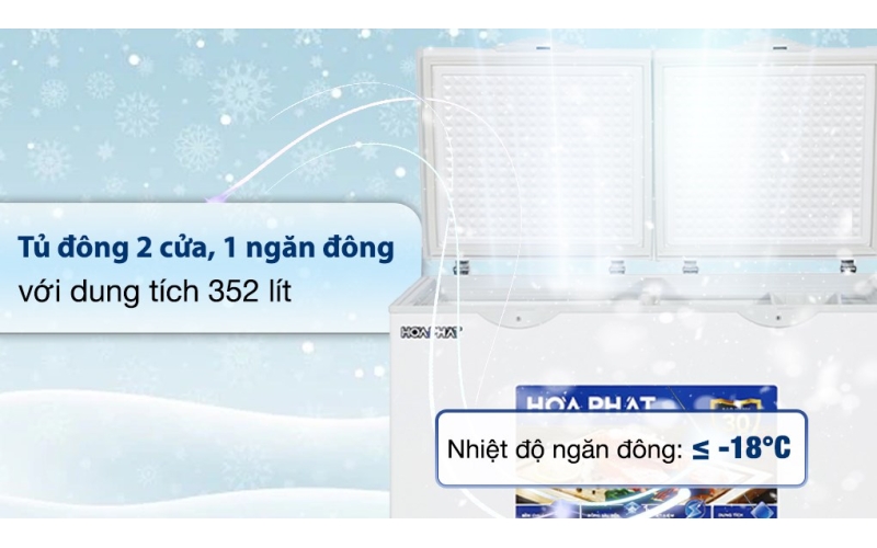 Tủ đông Hòa Phát 352 Lít HPF AD6352